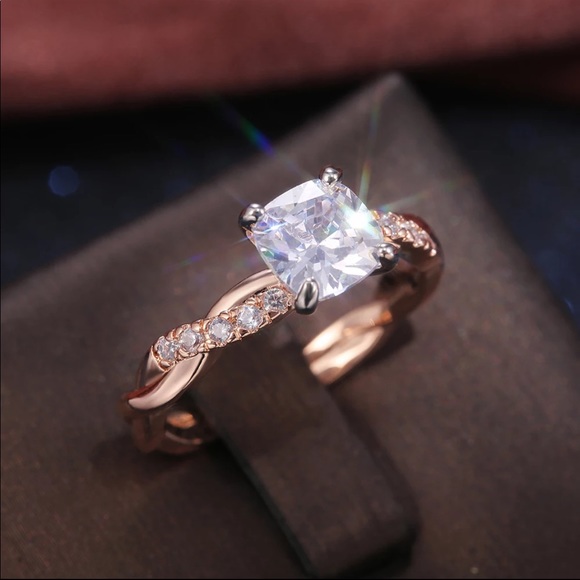 New Women’s Rose Gold Diamond Ring - Picture 2 of 6